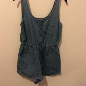 Forever 21 Denim Romper